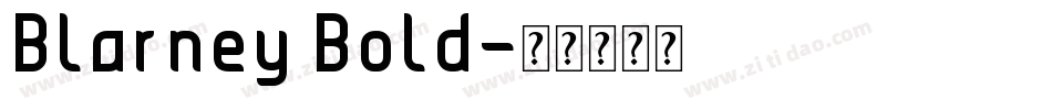Blarney Bold字体转换